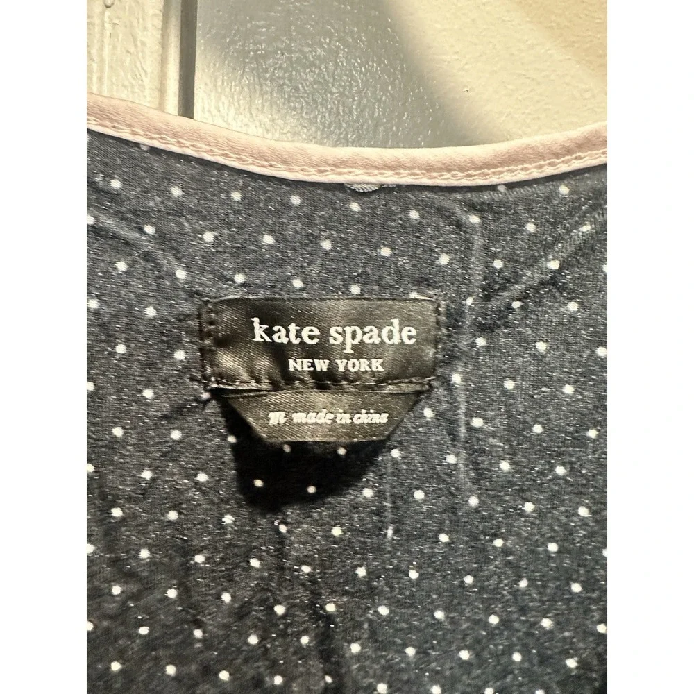Kate Spade navy blue pajama top medium‎